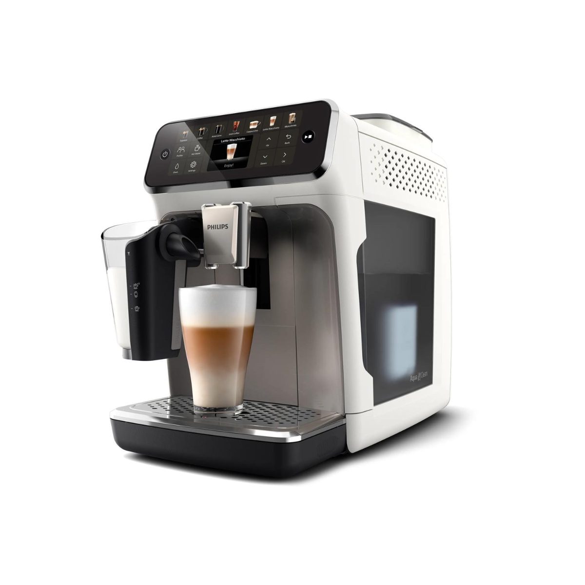 PHILIPS 4400 sērijas Pilnībā-automātisks Espresso kafijas automāts, balts