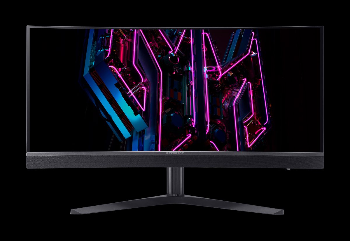 Acer Predator X34QXC Ergo OLED 86cm 34'' Curved 1800R WQHD ZeroFrame OLED 360Hz 21:9 0.03ms(GTG) 1300nits 2xHDMI(2.1) 2xDP 1xType-C MM Audio, Acer