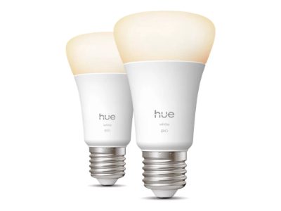 Philips Hue W 810 A60 2P EU, E27, 7 W, Warm white to cool white light, Bluetooth, Zigbee