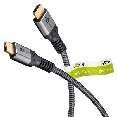 Goobay High Speed HDMI Cable with Ethernet, 64996, 5 m