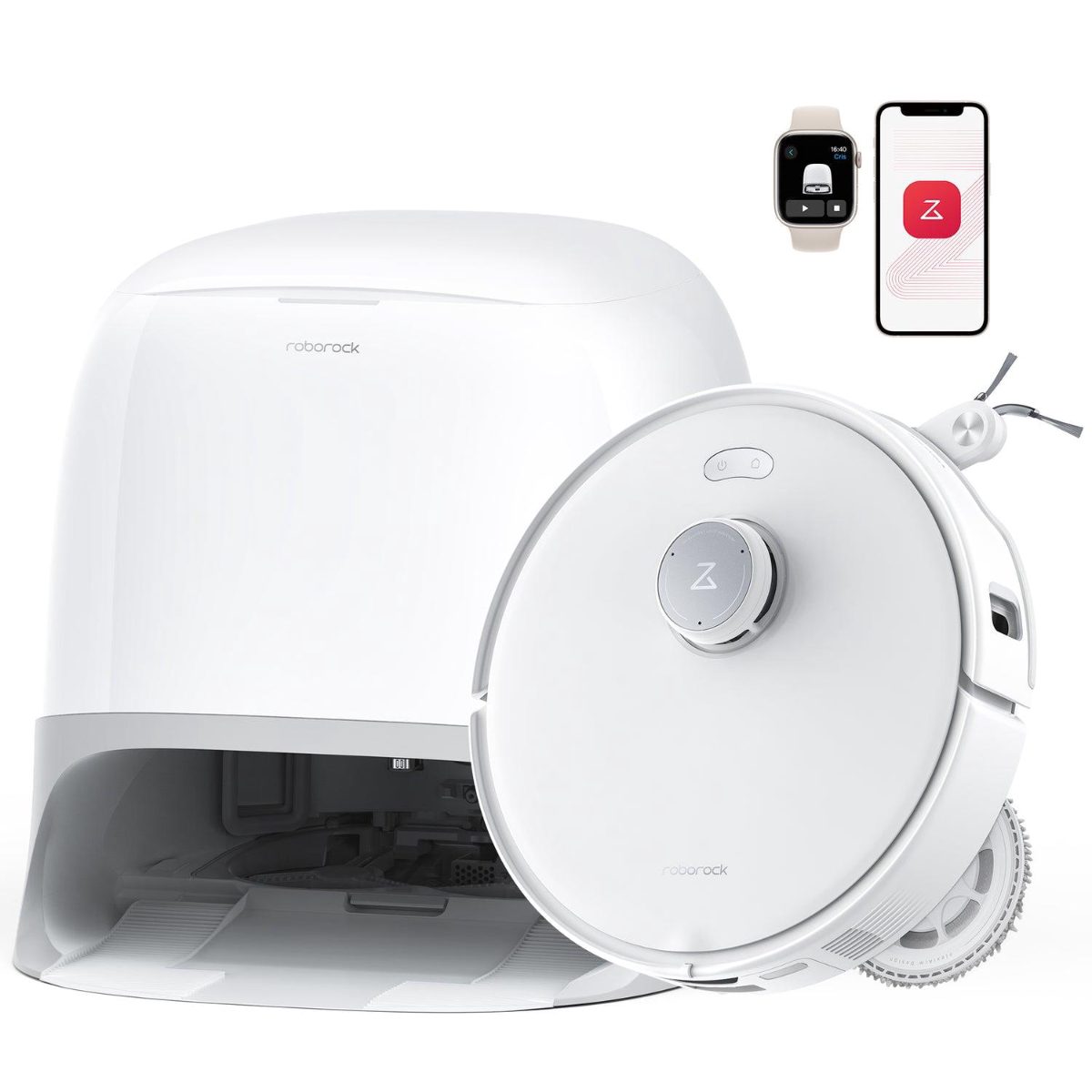 VACUUM CLEANER ROBOT Q REVO/CURV5A1 WH QRCS02-00 ROBOROCK
