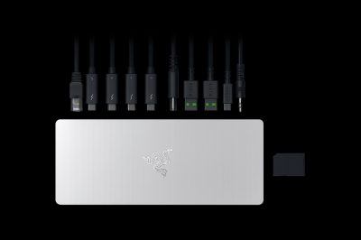 Razer Desktop RGB Dock for Multiple Devices and Displays, Thunderbolt 5 Dock