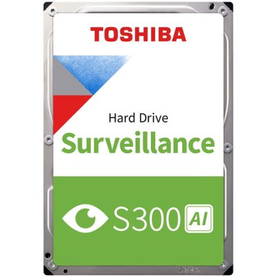 Toshiba Hard Drive BULK/OEM, S300 AI Surveillance, 7200 RPM, 8000 GB