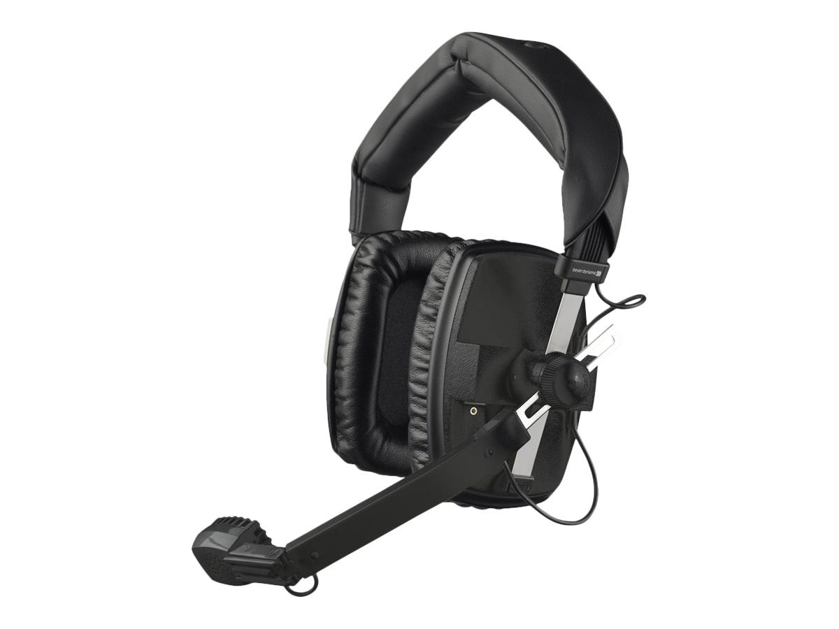 Headset with Dynamic Microphone, without Connecting Cable, DT 109, Built-in microphone, Black