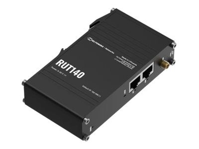 Ethernet Router, RUT140, 802.11n, 10/100 Mbit/s, Ethernet LAN (RJ-45) ports 1, Mesh Support Yes, MU-MiMO No, No mobile broadband