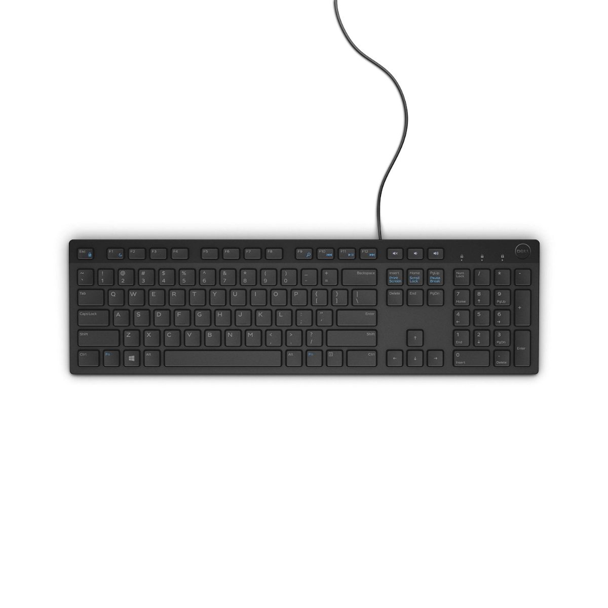 KB216, Keyboard, Wired, Lithuanian, Black