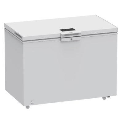Whirlpool Freezer, W3RHS30DW, Energy efficiency class D, Chest, Free standing, Height 85 cm, Total net capacity 308 L, White, Display