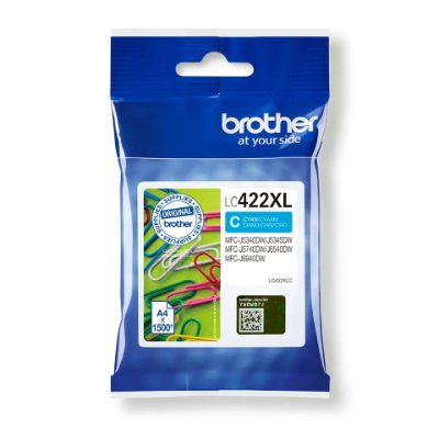 Brother LC422XLC, Ink Cartridge, Cyan
