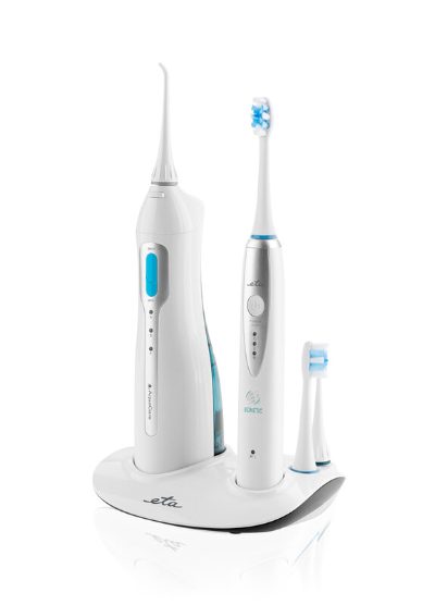 Oral care centre  (sonic toothbrush+oral irrigator), ETA 2707 90000, Rechargeable, For adults, Number of brush heads included 3, Number of teeth brushing modes 3, Sonic technology, White