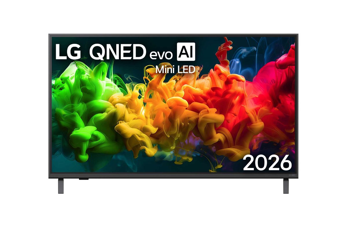 LG QNED 4K evo AI Mini LED TV, 43QNED8EB3F, 43, Smart TV, webOS, UHD, Black