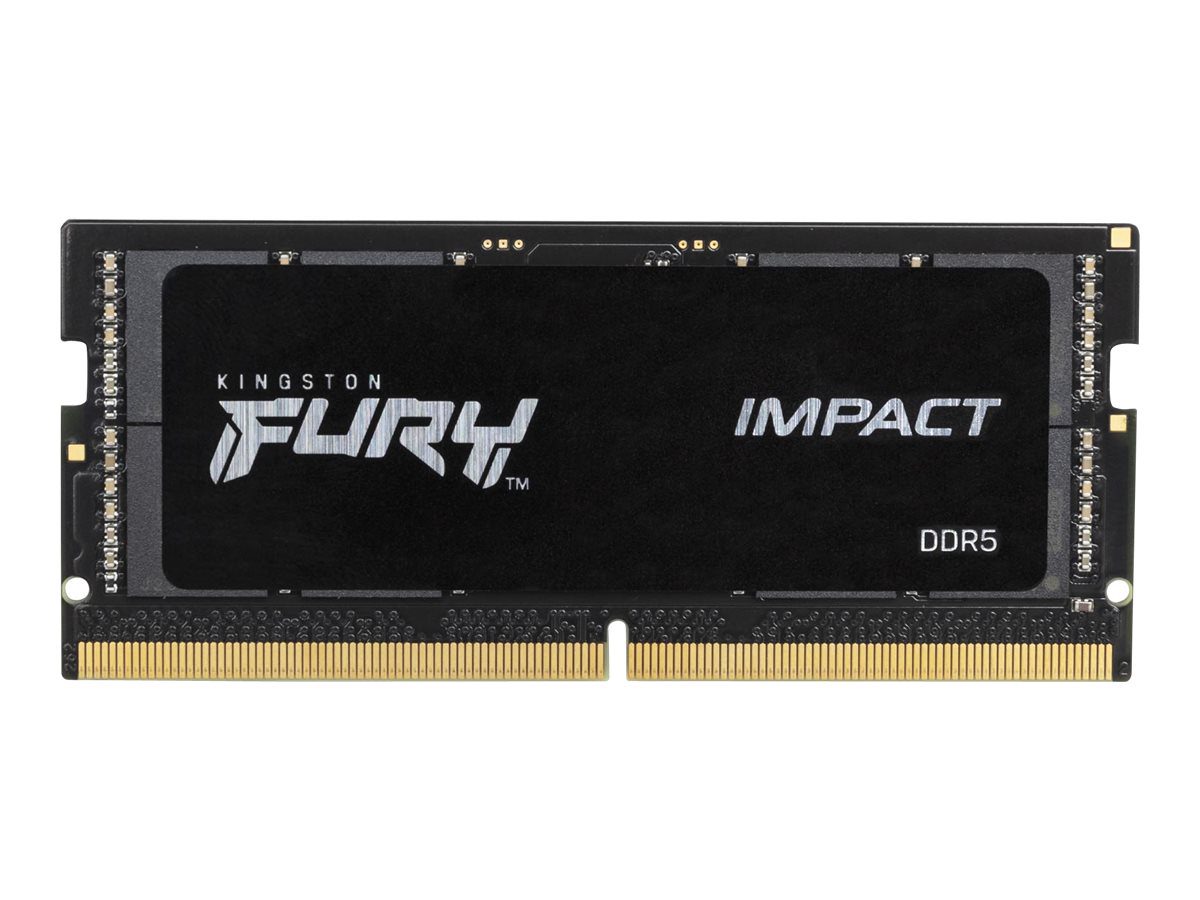 Kingston KF560S38IBK2-32 32GB 6000MT/s DDR5 CL38 SODIMM (Kit of 2) FURY Impact PnP, Kingston