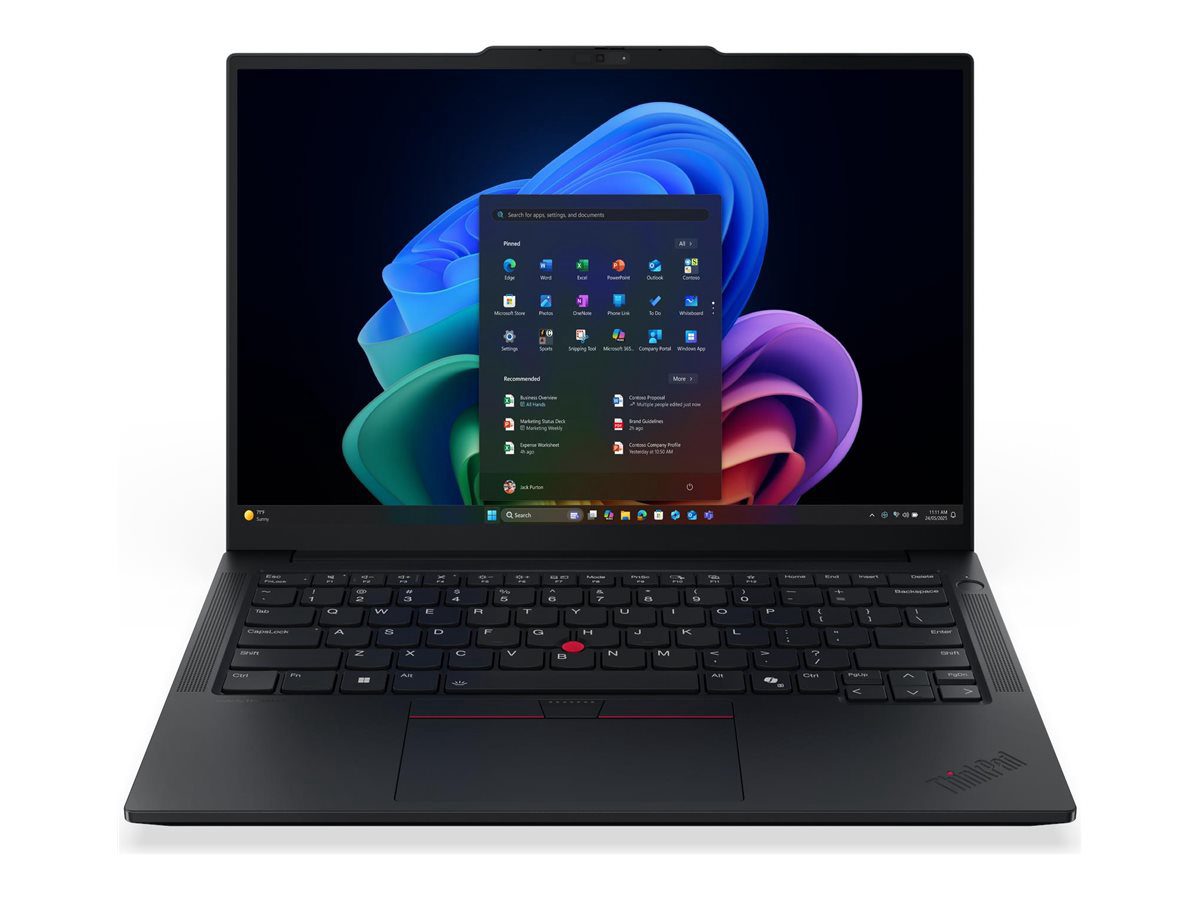 Lenovo ThinkPad E14 Gen 8 14 WUXGA i5-320/16GB/512GB/Intel Graphics/WIN11 Pro/Nordic Backlit kbd/Black/FP/3Y Warranty, Lenovo