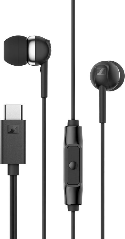 Sennheiser Headphones, CX 80U, Wired, In-ear, Microphone, Black