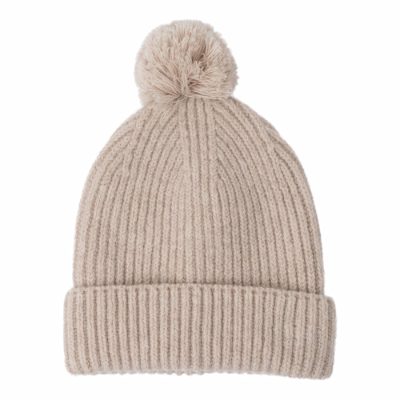 Lodger Hatter Folklore merino vilnas cepure, Beige, 3-6m