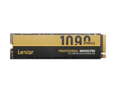 Lexar SSD, NM1090 Pro, 2000 GB, SSD form factor M.2 2280, Solid-state drive interface PCIe Gen 5x4, Read speed 14000 MB/s, Write speed 13000 MB/s