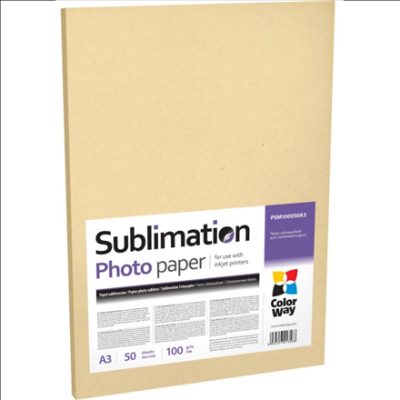 PSM100050A3, 100 g/m², A3, Photo Paper sublimation 50 pcs.