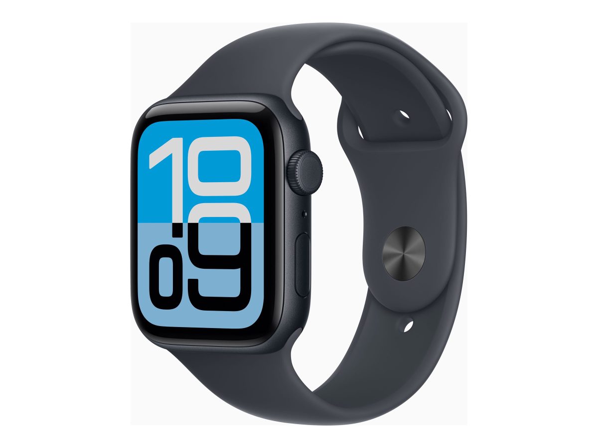 Apple Watch SE 3 GPS + Cellular, Smart watch, Always-On Retina, 44 mm, Midnight