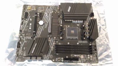 MSI B550-A PRO, Processor family AMD, Processor socket AM4, DDR4 DIMM, Memory slots 4, Supported hard disk drive interfaces SATA, M.2, Number of SATA connectors 6, Chipset AMD B550, ATX, USED, REFURBISHED.WITHOUT ORIGINAL PACKAGING, MANUALS AND ACCESORIES ONLY BACK PANEL