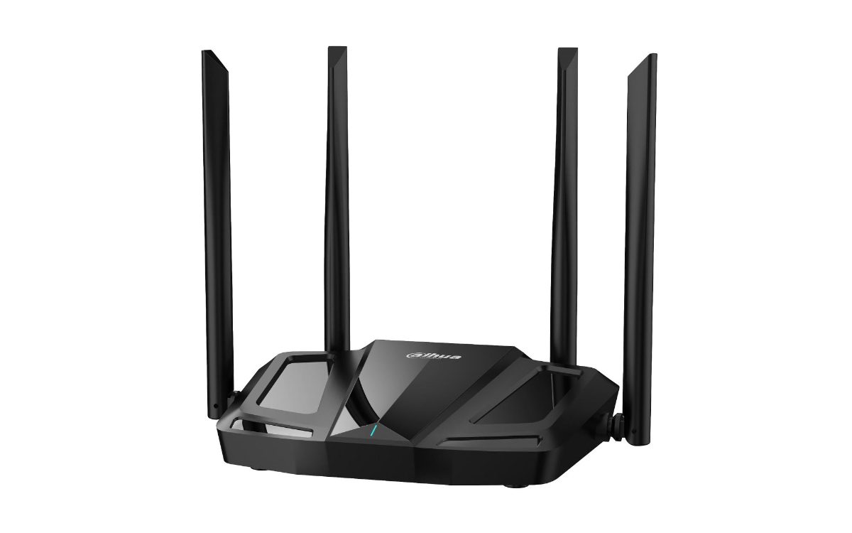 Wireless Router, DAHUA, 1200 Mbps, IEEE 802.1ab, IEEE 802.11g, IEEE 802.11n, IEEE 802.11ac, 3x10/100/1000M, LAN \ WAN ports 1, Number of antennas 4, AC12