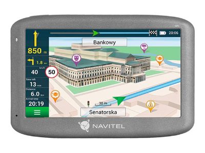 E505 Magnetic, GPS (satellite), 480 x 272 pixels, Maps included