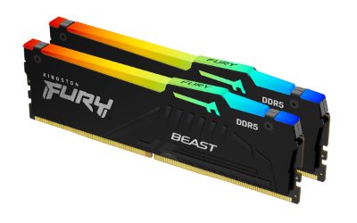Fury Beast, 32 Kit (16GBx2) GB, DDR5, 6000 MHz, PC/server, Registered No, ECC No