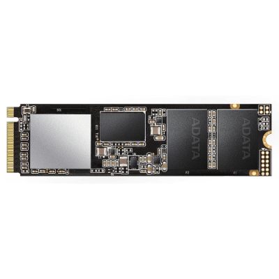 SSD, ADATA, XPG SX8200 Pro, 512GB, M.2, PCIE, NVMe, TLC, Write speed 2300 MBytes/sec, Read speed 3500 MBytes/sec, 3.5mm, TBW 320 TB, MTBF 2000000 hours, ASX8200PNP-512GT-C