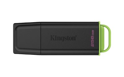 Kingston USB Flash Drive, DataTraveler Exodia, 256 GB, USB Type-A, Black