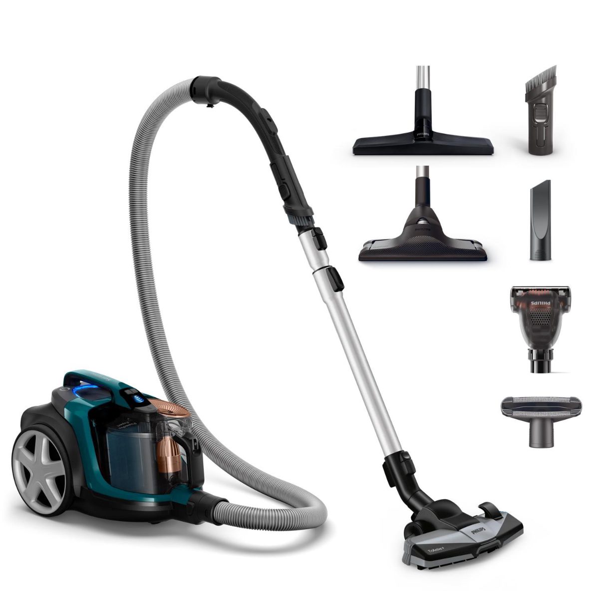 Vacuum Cleaner, FC9744/09 PowerPro Expert, Bagless, Power 900 W, Dust capacity 2 L, Green