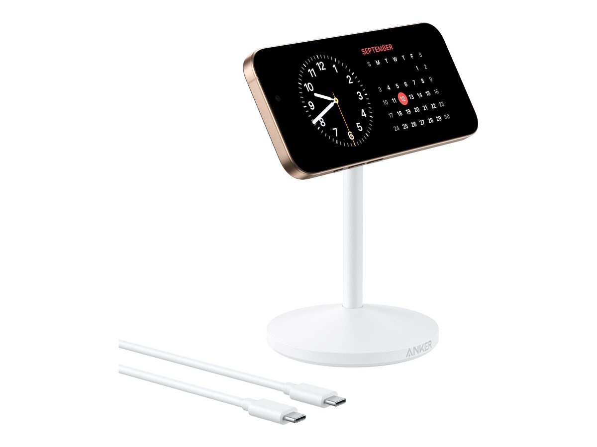 Anker MagGo Wireless Charger Single Stand White