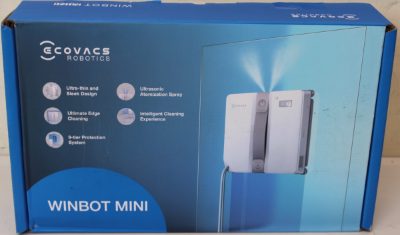 Ecovacs Windows Cleaner Robot, WINBOT MINI GREY, Corded, Grey