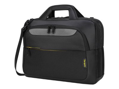 Topload Laptop Case, CityGear, Fits up to size 15-17.3 ", Laptop Case, Shoulder strap, Black