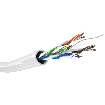 CAT 6 Network Cable, U/UTP, 305 m, 94220, U/UTP, White