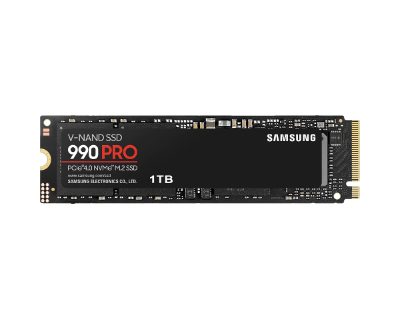 990 PRO, 1000 GB, SSD form factor M.2 2280, Solid-state drive interface PCIe Gen4x4, Read speed 7450 MB/s, Write speed 6900 MB/s