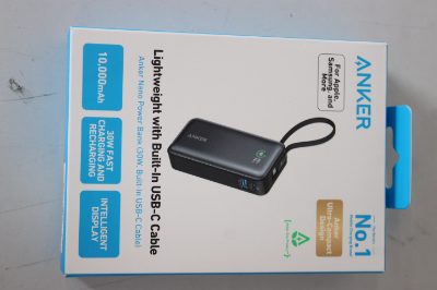 Anker 545 Nano Power Bank, A1259G11, 10000 mAh, Black, DEMO