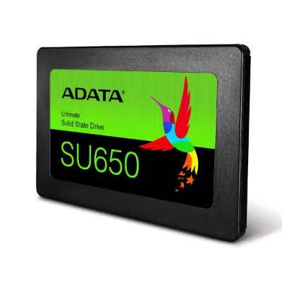 Ultimate SU650, 256 GB, SSD form factor 2.5", Solid-state drive interface SATA 6Gb/s, Read speed 520 MB/s, Write speed 450 MB/s