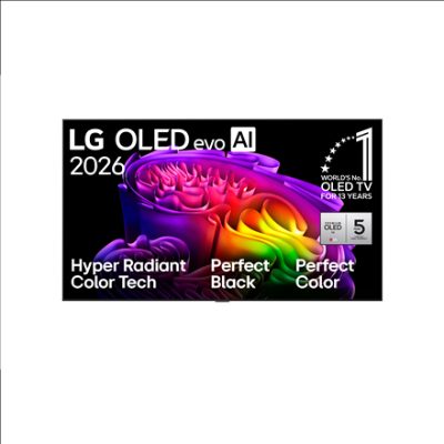 LG OLED 4K AI G6 TV, OLED83G61LW, 83, Smart TV, webOS, UHD, Black