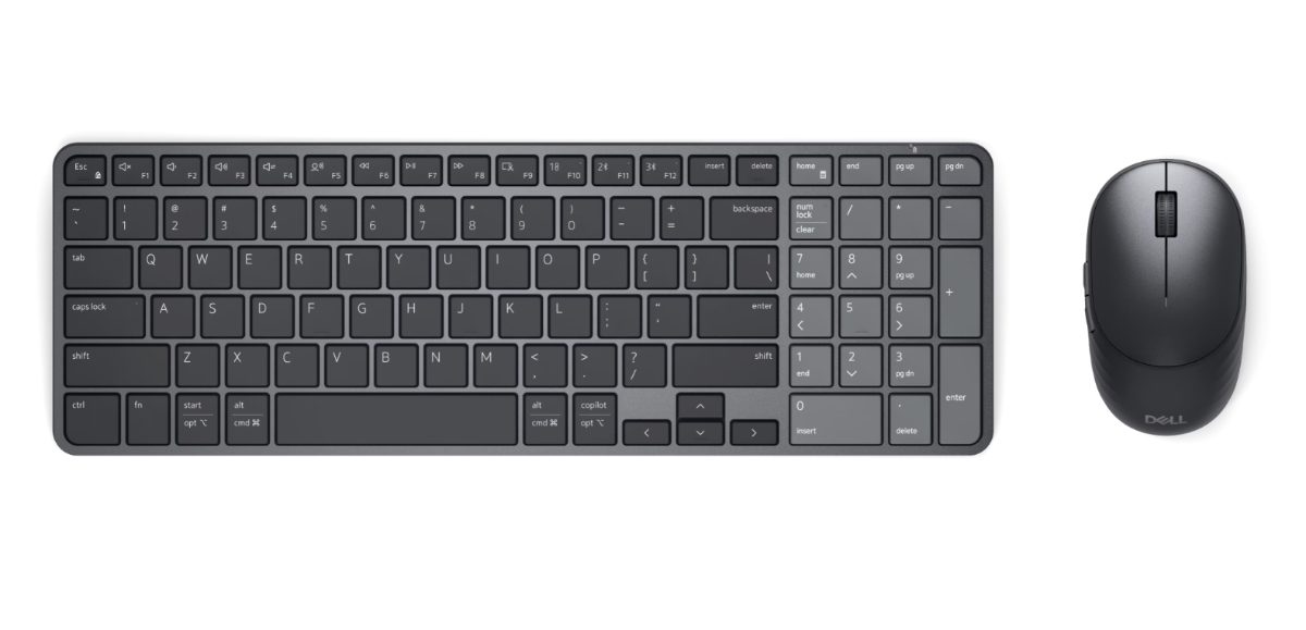 Dell Pro 7 Rechargeable Compact Keyboard and Mouse - KM746 - Estonian (QWERTY)