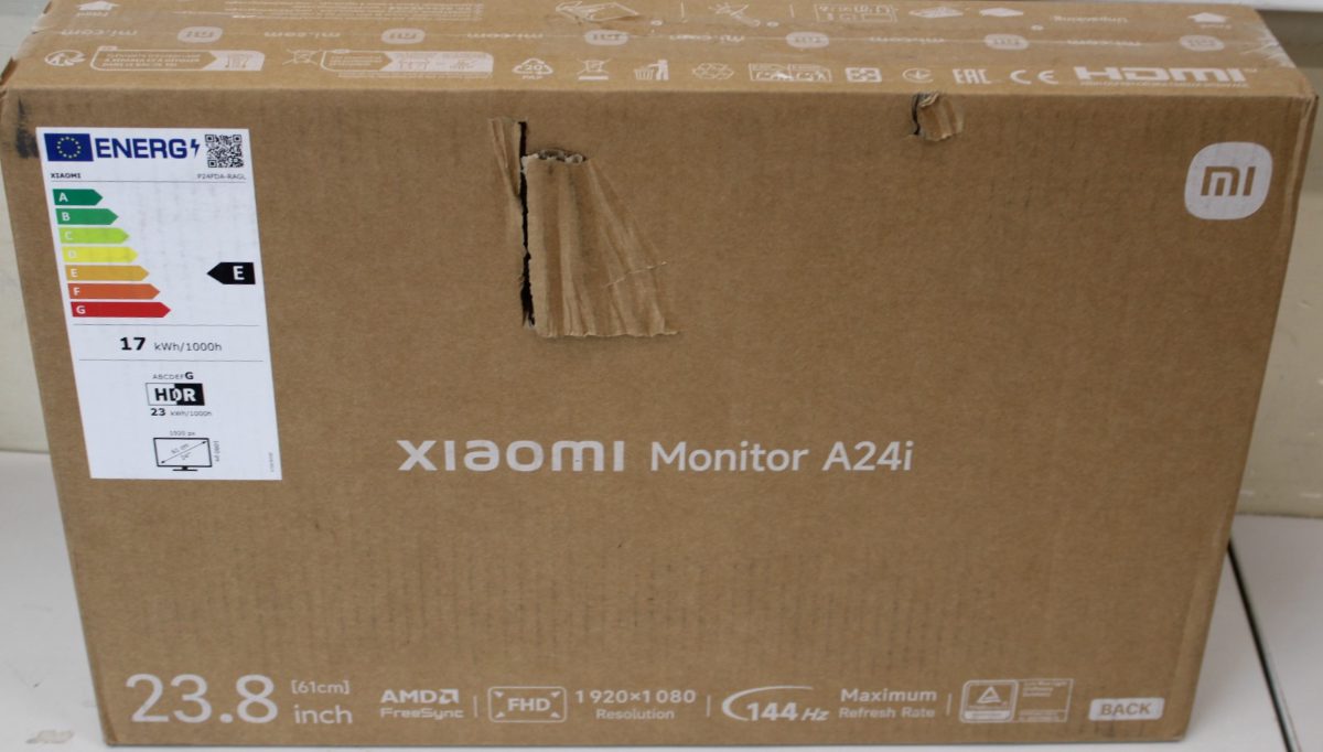 Xiaomi Monitor A24i 2026, SALE OUT., Xiaomi Monitor A24i 202, 24 ", IPS, FHD, 16:9, 144 Hz, 6 ms, 1920 x 1080 pixels, 300 cd/m², HDMI ports quantity 1, Warranty 24 month(s)