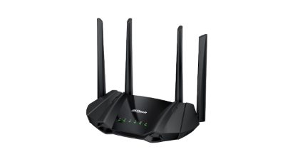 Wireless Router, DAHUA, 1500 Mbps, IEEE 802.11a, IEEE 802.11 b/g, IEEE 802.11n, IEEE 802.11ac, IEEE 802.11ax, 2x10/100/1000M, LAN \ WAN ports 1, Number of antennas 4, AX15M
