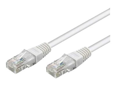 Patch Cable, 68638 CAT 6 U/UTP, PVC AWG 24/7, Cable length: 7.5 m, White