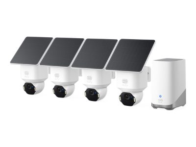 Anker Eufy SoloCam E42 4-Cam Kit (HomeBase 3), 8 MP, F/1.6, IP65, Micro SD, Max. 128 GB