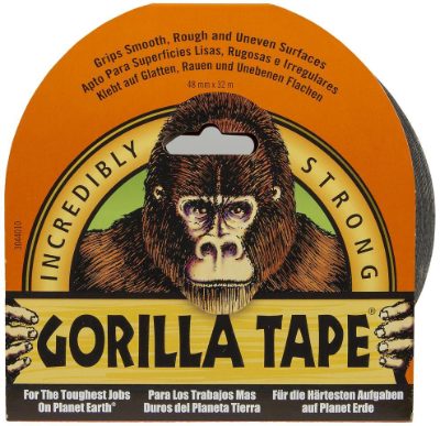 Gorilla Insulating Tape 47.7 mm x 32 m, Black