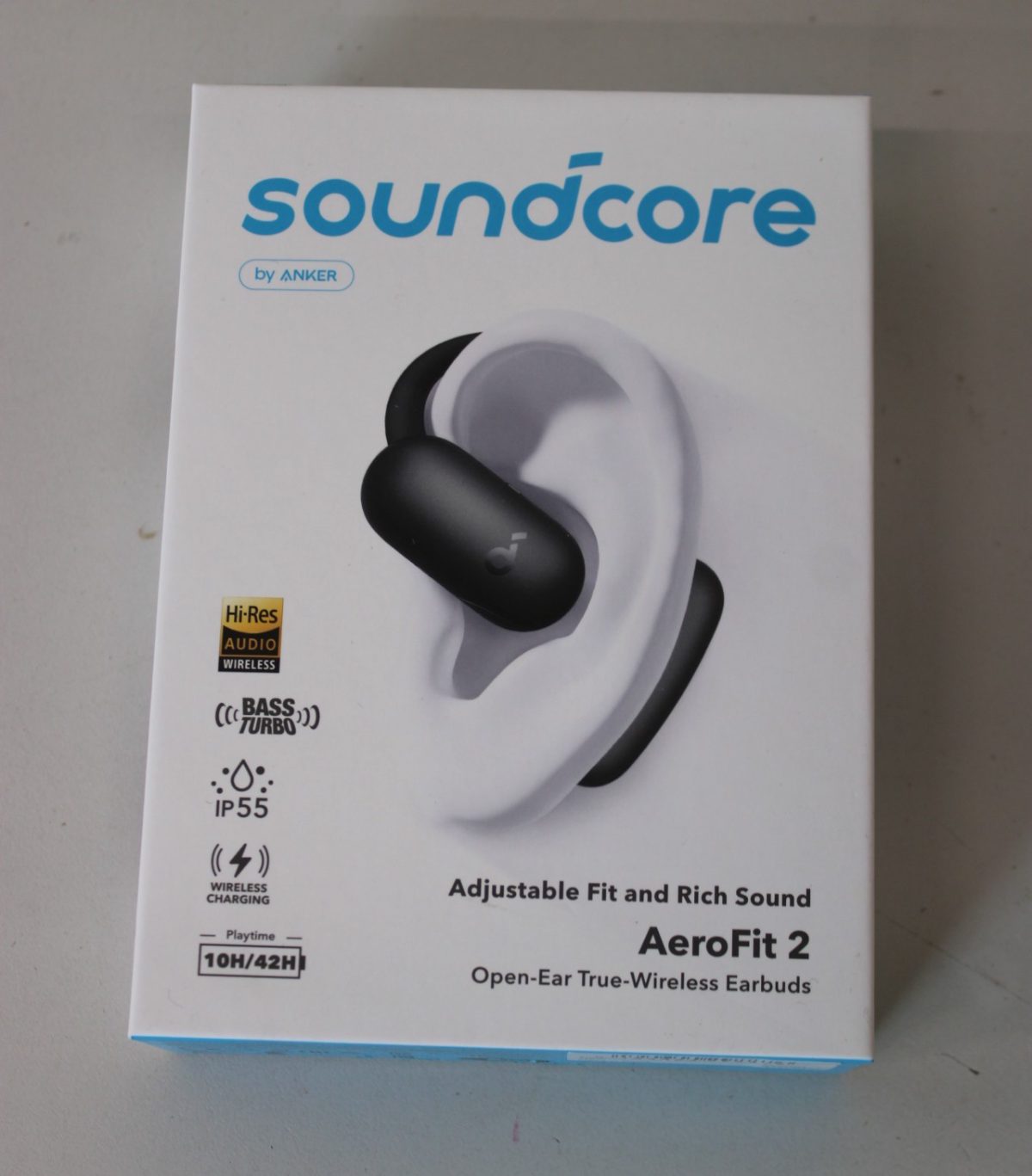 Anker Soundcore Adjustable Open-Ear Wireless Earbuds, AeroFit 2, DEMO, Warranty 24 month(s)