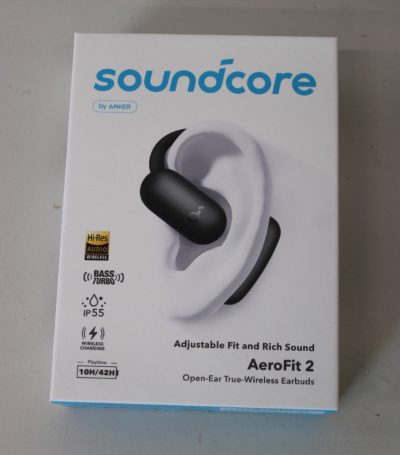 Anker Soundcore Adjustable Open-Ear Wireless Earbuds, AeroFit 2, DEMO, Warranty 24 month(s)
