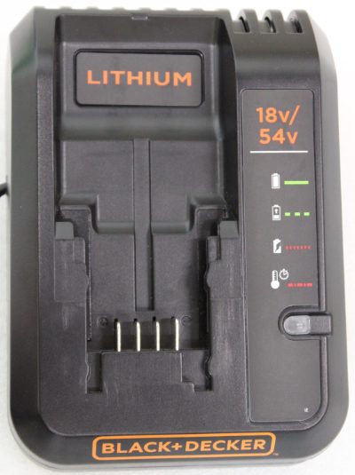 BLACK & DECKER Fast Charger 18V-54 V, 2A, Li-ion, BDC2A-QW, 23 month(s), UNPACKED, SCRATCHED BATTERY CHARGER