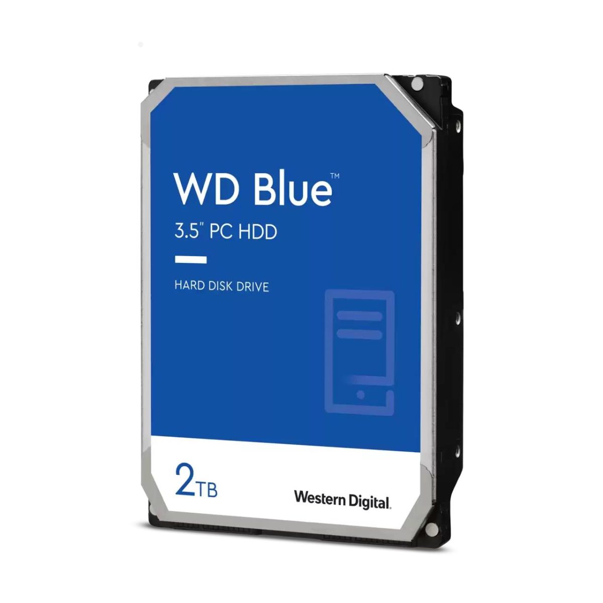 HDD, WESTERN DIGITAL, Blue, 2TB, SATA 3.0, 256 MB, 7200 rpm, 3,5", WD20EZBX