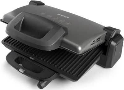 Grill, KR1800SDP, Contact, 1800 W, Black