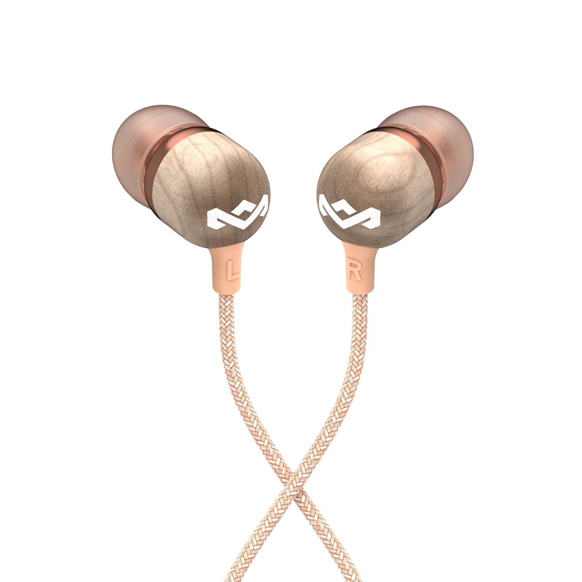 Marley Wired Earbuds, Smile Jamaica, Built-in microphone, USB Type-C, Copper