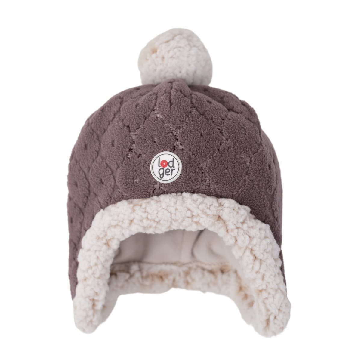 Lodger Hatter Folklore Fleece cepure, Mauve, 6-12m