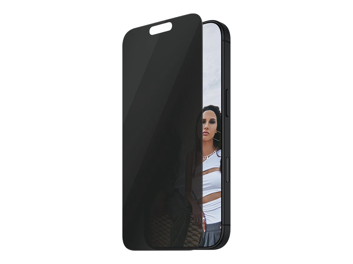 PanzerGlass Screen protector, Apple, iPhone 16 Pro Max, Glass, Black, Ultra-Wide Fit